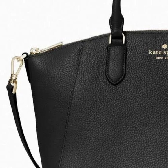 Kate Spade Black Leather Parker Handbag NWT - Picture 10 of 10